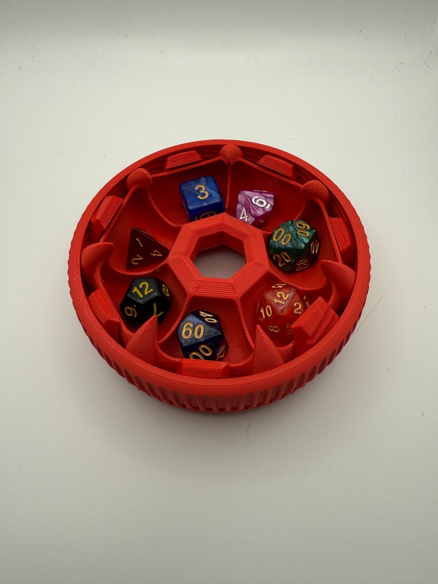 Spinning Dice Storage